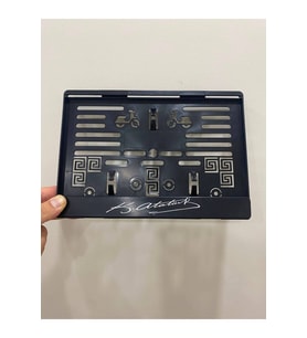 MUSTAFA KEMAL ATATÜRK imzalı motor plakalık 1 adet