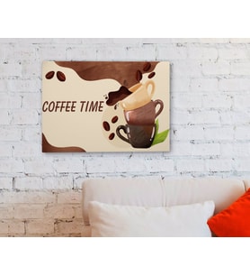 BK Home Coffee Tasarımlı Kanvas Tablo-41