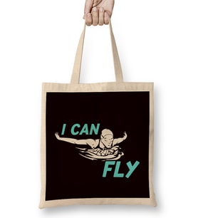 Swim Fly Swimmer Girl Swimming Indoor Pool Instructor Coach Bez Çanta Uzun Saplı