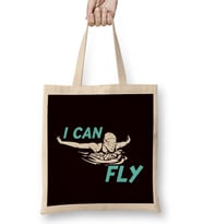 Swim Fly Swimmer Girl Swimming Indoor Pool Instructor Coach Bez Çanta Uzun Saplı