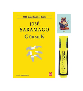 Görmek 9786052981320 - Jose Saramago - Sarı Fosforlu Kalem - Not Defterli seti (Renksiz)