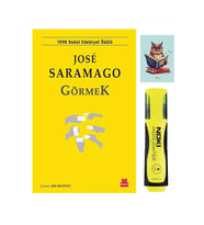 Görmek 9786052981320 - Jose Saramago - Sarı Fosforlu Kalem - Not Defterli seti (Renksiz)