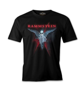 Rammstein - Rising Angel Siyah Erkek Tshirt