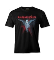 Rammstein - Rising Angel Siyah Erkek Tshirt