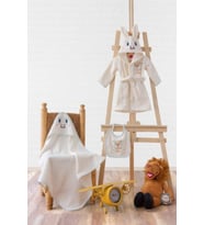 Cottonbox Baby Bornoz Seti Bornoz + Kundak + Önlük Zürafa Krem (Standart)