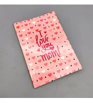 Kalpli Hediye Kutusu Desenli Çizgili Defter