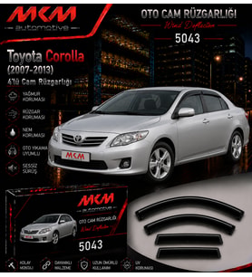 Toyota Corolla (2007-2013) 4'lü Mugen Cam Rüzgarlığı