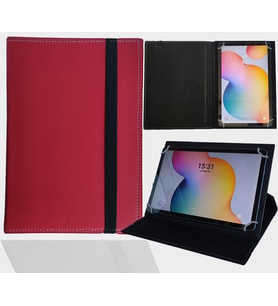 Quadro Soft Touch 7 - 7"  Uyumlu Üniversal Tablet Kılıfı (Kırmızı)