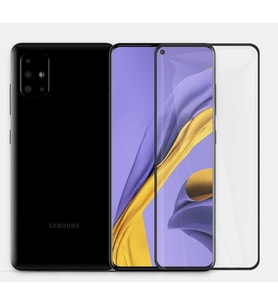 Logis Samsung Galaxy A51  Antistatik 5D Tam Kaplayan Ekran Koruyucu Cam