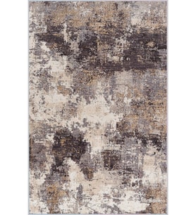 Eliana Home Baskılı, Yıkanabilir Kaymaz Taban Salon Halısı LNA1748 100x150 cm (Kahverengi)
