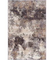 Eliana Home Baskılı, Yıkanabilir Kaymaz Taban Salon Halısı LNA1748 100x150 cm (Kahverengi)
