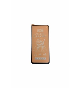 Xiaomi Redmi Note 9 Siyah Full Kapatan Mat Seramik Esnek Ekran Koruyucu