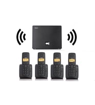 Gigaset 4 Dahili Dect Telsiz Kablosuz Telefon Santrali Beyaz