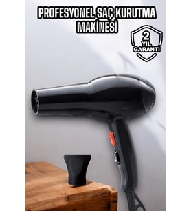Tüm Saç Tiplerine Uygun, İki Kademeli Hız Ayarlı Fön Makinesi