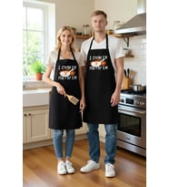 Unisex Mutfak Önlüğü Yetiştiririm Kızartırsın Baskılı Vintage Tarım Temalı Aşçı Günlük Rahat Modern