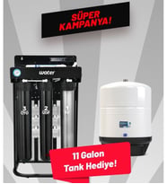 RO 300 Su Arıtma Cihazı - 11 GALON (40 LİTRE) METAL TANK HEDİYE!