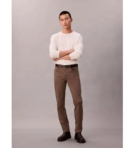 Calvin Klein Stretch 5Pkt Pant Erkek Gri Pantolon LV040VM614-PDK