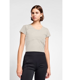 Kadın Antrenman Kısa Kol T-Shirt 25B-2056 (Beyaz)