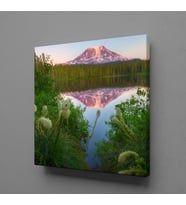 DAĞIN DENİZE YANSIMASI KANVAS TABLO 150x150cm