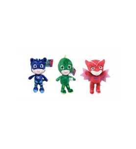 Pj Masks Pijamaskeliler Sevimli Peluş Oyuncak 3 Lü Set 15 cm Gekko Owlette Catboy