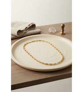 CM Yay Model Gold Renk 50 cm Kadın Kolye TJ-BKO11219