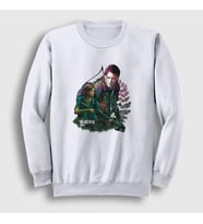 Presmono Unisex Beyaz Ellie Oyun Last Of Us Sweatshirt 357710tt