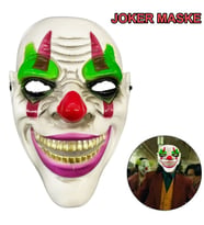 Delirten Gülüş Psikopat Palyaço Temalı Joker Maskesi (5680)