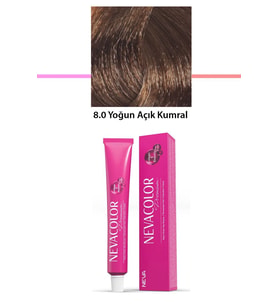 Premium 8.0 Yoğun Açık Kumral - Kalıcı Krem Saç Boyası 50 g Tüp
