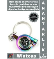#Anahtarlık Metal Sesli Dönen Pervane Modifiye Aksesuar Araba Tutkunları Hediye Oto Turbo Anahtarlık