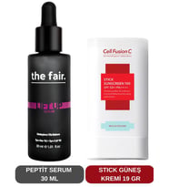 the fair. Yaşlanma Karşıtı Peptit Serum Ve Stick Güneş Kremi Set