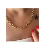 XUPING 14K SARMAL ZİNCİR KOLYE 45CM-GOLD ACR7793