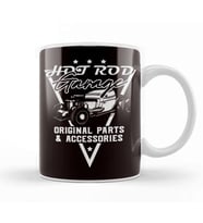 Hot Rod Garage Classic Old American Cars Automobile Muscle Kupa Bardak Porselen