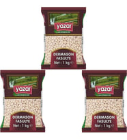 Yazar Dermason Fasulye 1 Kg x 3 Paket