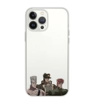 Iphone 12 PRO Uyumlu JoJo's Bizarre Adventure Tasarımlı Şeffaf Telefon Kılıfı