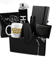 Babalar Gününe Özel Kişiye Özel Kupa & Cam Şişe Matara & Kravat & Deri Kılıflı Touch Pen Kalem & Tesbih & Defter & Cüzdan Hediye Seti