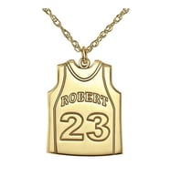 Kişileştirilmiş Basketbol Forması Gümüş Kolye