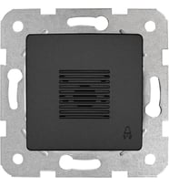 Linnera Life Gece Siyahı Zil BUZZER Mekanizma ve Kapak