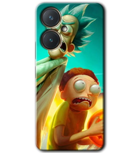 Vivo Y27 Kılıf HD Desen Baskılı Kılıf - Rick Morty