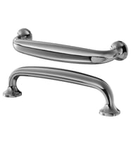 Ikea ENERYDA kulp siyah ve gümüş krom kaplama, 112 mm, 2 adet