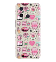 Xiaomi Redmi 12C Kılıf Resimli Desenli Baskılı Silikon Donut Flamingo 1415