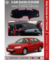 NİSSAN ALMERA EKRANLI (2000-2006) Torpido Örtüsü Premium Torpido Koruma Araca Özel UV Koruma