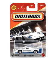 Matchbox 2004 Maserati Mc12 [Beyaz Ve Mavi] 86/125, 2025 Için Yeni! 1:64 Ölçekli Diecast Oyuncak Ara