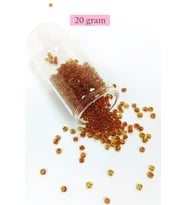 Dökme Cam Kum Boncuk (8/0) 3 mm - 20 Gram - Şeffaf Açık Kahve - BNC148