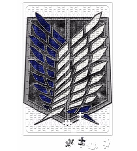 Attack On Titan The Survey Corps Logo Puzzle 240 Parça Yapboz