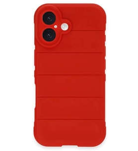 iPhone 16 Plus Kılıf Optimum Silikon - Kırmızı