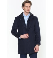 PLT8376 DEWBERRY ERKEK PALTO-LACİVERT