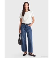 LCWAIKIKI Classic İndigo Culotte Fit Kadın Jean Pantolon