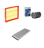 Bosch Filtre Bakım Seti Audi A4 1.9 TDI Dizel 1996-1999 Hava + Yağ f. + Polen Filtre Sardes