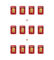 Nadir Gold 24 Ayar 12 Gram Külçe Altın (12 Adet 1 Gram Külçe Altın )