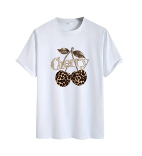 Kiraz  Görselli  Unisex (Cherry Tshirt) Tişört